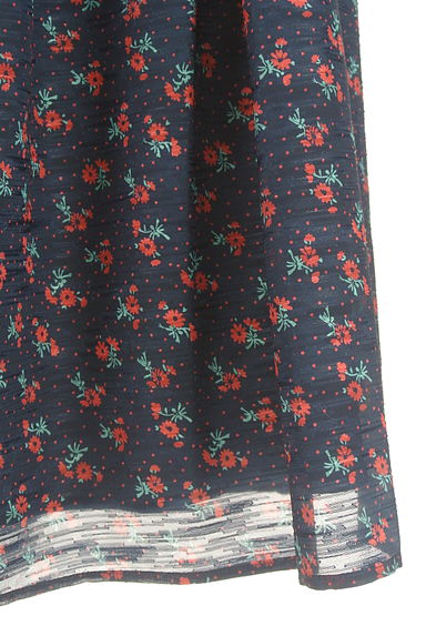 Couture Brooch（クチュールブローチ）の古着「花柄ミモレシフォンスカート（ロングスカート・マキシスカート）」大画像５へ