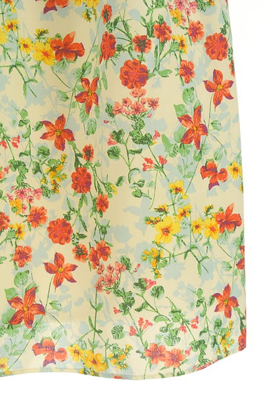 Couture Brooch（クチュールブローチ）の古着「ベルト付き花柄ミディスカート（ロングスカート・マキシスカート）」大画像５へ