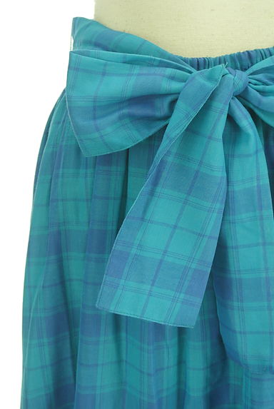 Couture Brooch（クチュールブローチ）の古着「ベルト付きミモレ丈チェック柄スカート（ロングスカート・マキシスカート）」大画像４へ
