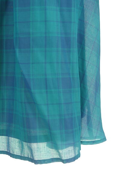 Couture Brooch（クチュールブローチ）の古着「ベルト付きミモレ丈チェック柄スカート（ロングスカート・マキシスカート）」大画像５へ