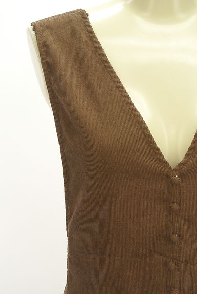SM2（サマンサモスモス）の古着「コーデュロイロングジャンパースカート（キャミワンピース）」大画像４へ