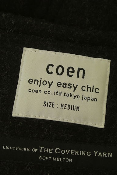 coen（コーエン）の古着「Vネックノーカラーロングコート（コート）」大画像６へ