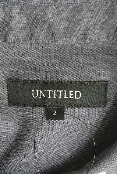 UNTITLED（アンタイトル）の古着「ドロップショルダーリネンシャツ（カジュアルシャツ）」大画像６へ