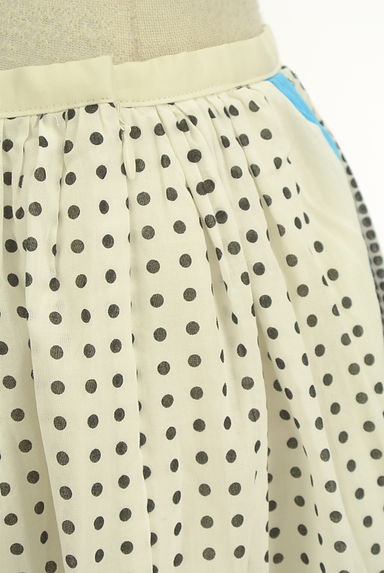 Dot and Stripes CHILD WOMAN（ドットアンドストライプス チャイルドウーマン）の古着「花柄×ドットミモレスカート（ロングスカート・マキシスカート）」大画像４へ