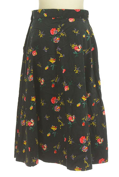CHILD WOMAN（チャイルドウーマン）の古着「花柄コーデュロイミモレスカート（ロングスカート・マキシスカート）」大画像２へ