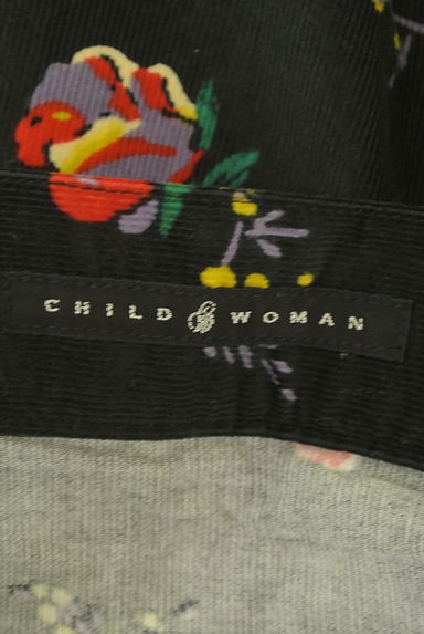 CHILD WOMAN（チャイルドウーマン）の古着「花柄コーデュロイミモレスカート（ロングスカート・マキシスカート）」大画像６へ