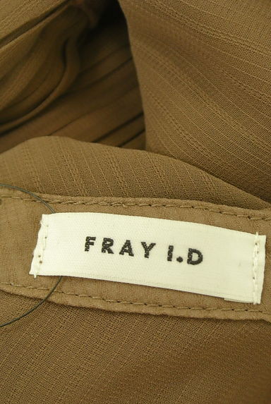 FRAY I.D（フレイアイディー）の古着「ウエストリブロングシフォンワンピース（ワンピース・チュニック）」大画像６へ