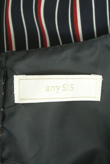 anySiS（エニィスィス）の古着「ストライプ柄フレンチスリーブワンピース（ワンピース・チュニック）」大画像６へ
