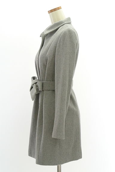 MK MICHEL KLEIN（エムケーミッシェルクラン）の古着「ベルト付きミドル丈ウールコート（コート）」大画像３へ