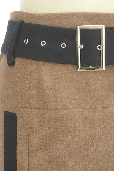 REDYAZEL（レディアゼル）の古着「ベルト付き配色ロングスカート（ロングスカート・マキシスカート）」大画像４へ