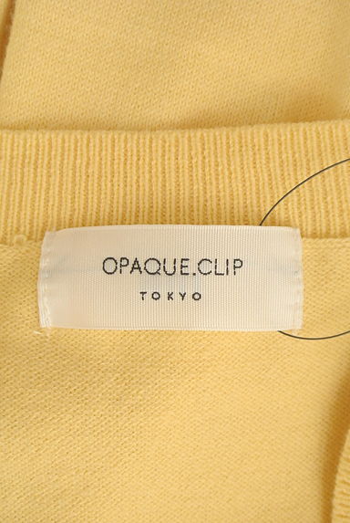 OPAQUE.CLIP（オペークドットクリップ）の古着「ロゴニットトップス（ニット）」大画像６へ