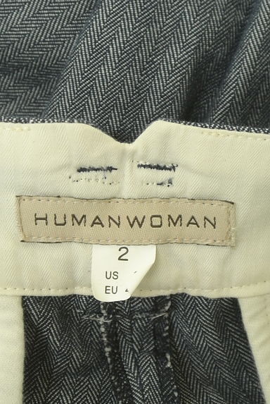 HUMAN WOMAN（ヒューマンウーマン）の古着「ヘリンボーン柄クロップド丈テーパードパンツ（パンツ）」大画像６へ