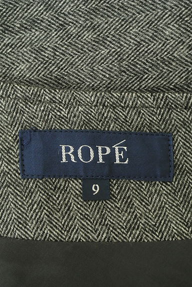 ROPE（ロペ）の古着「ヘリンボーン柄膝丈フレアスカート（スカート）」大画像６へ