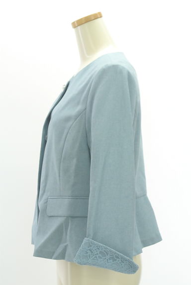 Couture Brooch（クチュールブローチ）の古着「パールボタンペプラムジャケット（ジャケット）」大画像３へ