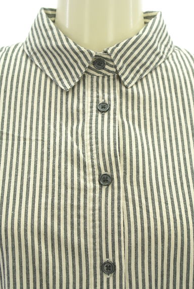 SM2（サマンサモスモス）の古着「ビッグシルエットストライプシャツ（カジュアルシャツ）」大画像４へ