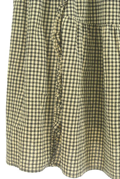 SM2（サマンサモスモス）の古着「ギンガムチェック柄フリルロングスカート（ロングスカート・マキシスカート）」大画像５へ