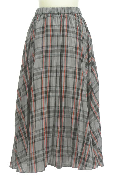 SM2（サマンサモスモス）の古着「チェック柄プリーツボリュームスカート（ロングスカート・マキシスカート）」大画像２へ