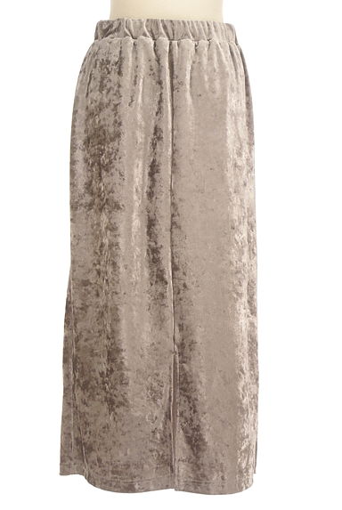 SM2（サマンサモスモス）の古着「光沢ベロアロングタイトスカート（ロングスカート・マキシスカート）」大画像２へ