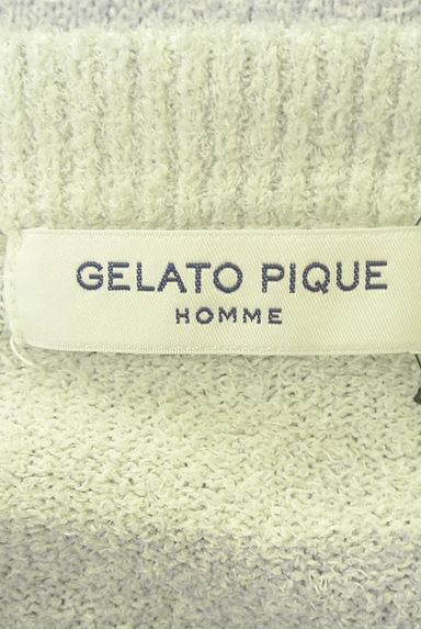 gelato pique（ジェラートピケ）の古着「バックロゴボーダートップス（カットソー・プルオーバー）」大画像６へ