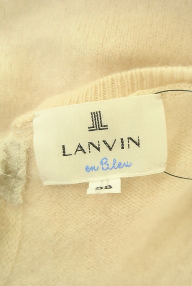 LANVIN en Bleu（ランバンオンブルー）の古着「フロントフリルカシミヤニットトップス（ニット）」大画像６へ