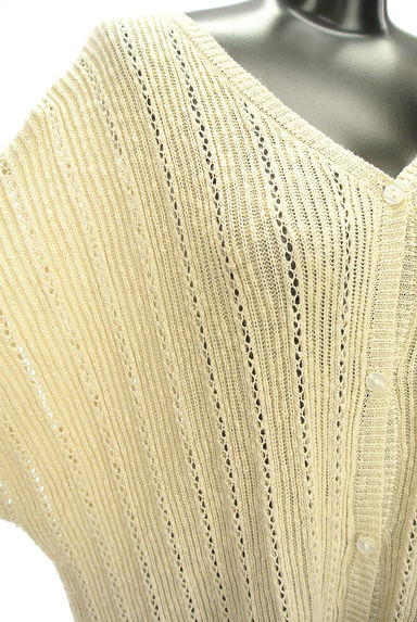 SM2（サマンサモスモス）の古着「バックリボン透かし編みオーバーニットカーディガン（カーディガン・ボレロ）」大画像４へ