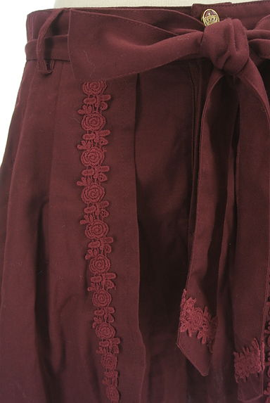 axes femme（アクシーズファム）の古着「ベルト付き刺繍レース付ショートパンツ（ショートパンツ・ハーフパンツ）」大画像４へ