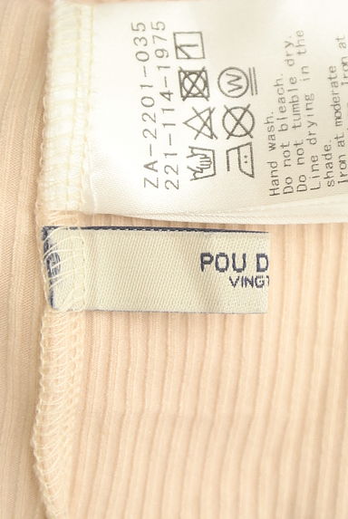 POU DOU DOU（プードゥドゥ）の古着「パイピングハイネックカットソー（カットソー・プルオーバー）」大画像６へ