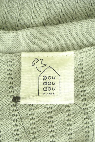 POU DOU DOU（プードゥドゥ）の古着「パールボタン透かし編み七分袖カーディガン（カーディガン・ボレロ）」大画像６へ