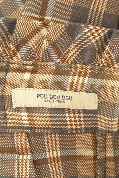 POU DOU DOU（プードゥドゥ）の古着「チェックハイウエストパンツ（パンツ）」大画像６へ