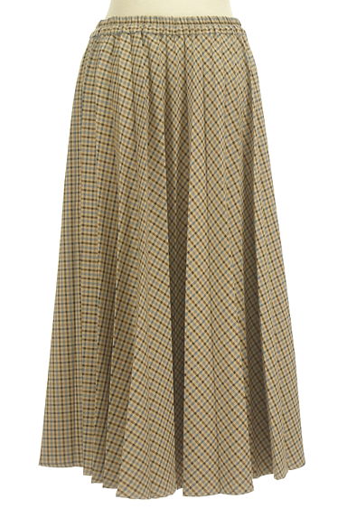 POU DOU DOU（プードゥドゥ）の古着「チェックプリーツスカート（ロングスカート・マキシスカート）」大画像２へ