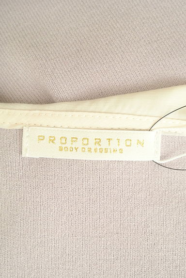 PROPORTION BODY DRESSING（プロポーションボディ ドレッシング）の古着「ベルト付き配色ミモレワンピース（ワンピース・チュニック）」大画像６へ
