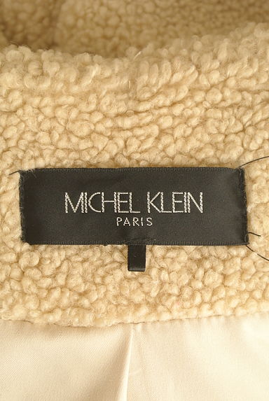 MICHEL KLEIN（ミッシェルクラン）の古着「ノーカラーロングボアコート（コート）」大画像６へ