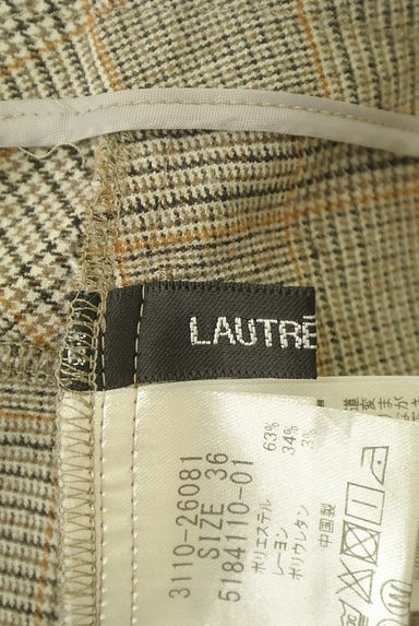 LAUTREAMONT（ロートレアモン）の古着「グレンチェック柄テーパードパンツ（パンツ）」大画像６へ