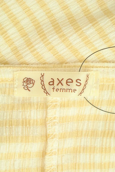 axes femme（アクシーズファム）の古着「ギンガムチェックボリューム袖プルオーバー（カットソー・プルオーバー）」大画像６へ