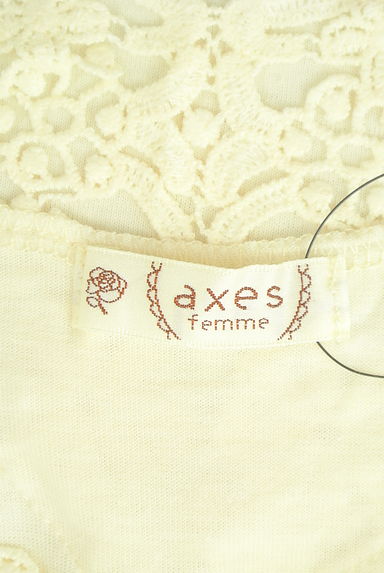 axes femme（アクシーズファム）の古着「フラワーレースタンクトップ（キャミソール・タンクトップ）」大画像６へ