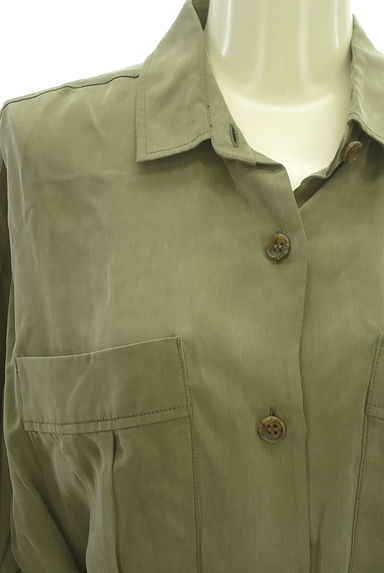 BARNYARDSTORM（バンヤードストーム）の古着「ベルト付きミリタリーシャツ（カジュアルシャツ）」大画像４へ