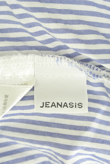 JEANASiS（ジーナシス）の古着「襟付きストライプカットソー（カットソー・プルオーバー）」大画像６へ