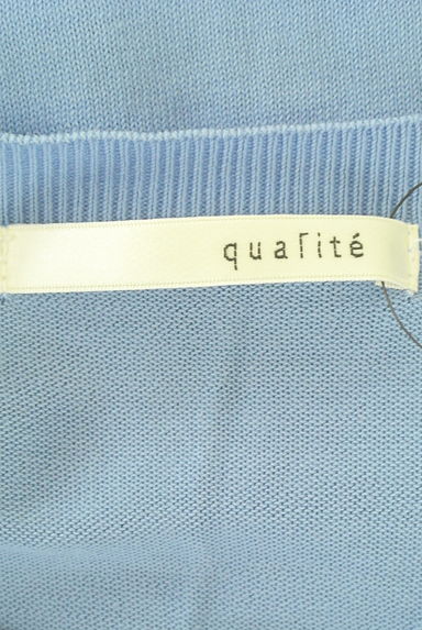qualite（カリテ）の古着「サイドスリットフレアサマーニット（ニット）」大画像６へ