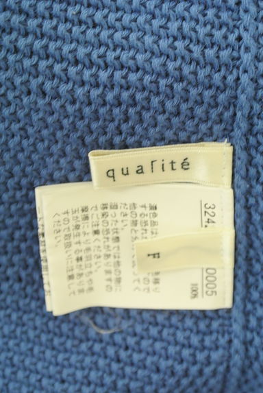 qualite（カリテ）の古着「アシンメトリードルマンニットトップス（ニット）」大画像６へ