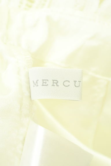 MERCURYDUO（マーキュリーデュオ）の古着「ミモレ丈花柄刺繍レースタイトスカート（スカート）」大画像６へ