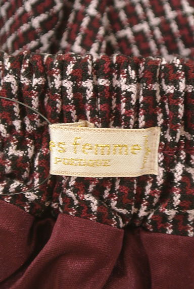 axes femme（アクシーズファム）の古着「バックリボンチェック柄ミディスカート（スカート）」大画像６へ