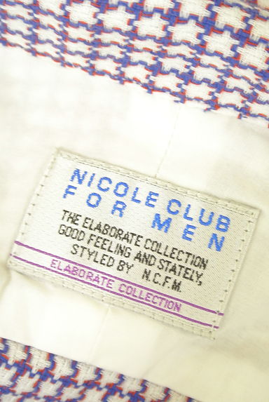 NICOLE（ニコル）の古着「七分袖チェック柄スキッパーシャツ（カジュアルシャツ）」大画像６へ