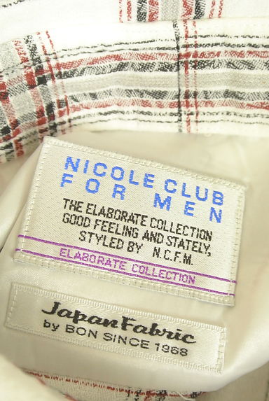 NICOLE（ニコル）の古着「６分袖チェック柄シャツ（カジュアルシャツ）」大画像６へ
