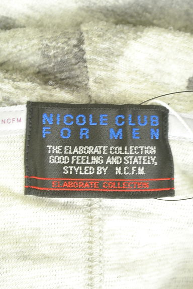 NICOLE（ニコル）の古着「ダブルジップ５分袖迷彩パーカー（スウェット・パーカー）」大画像６へ