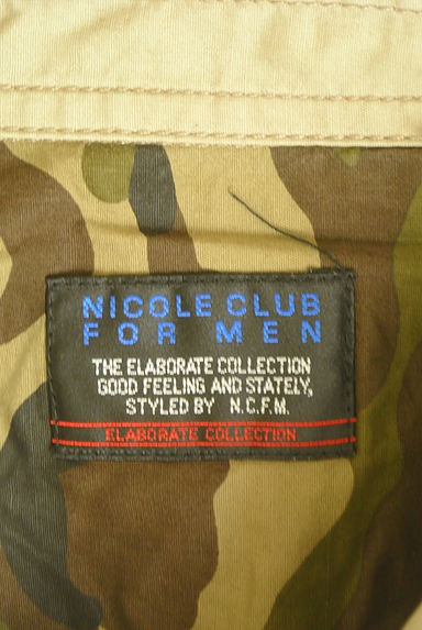 NICOLE（ニコル）の古着「ロールアップ七分袖ミリタリーシャツ（カジュアルシャツ）」大画像６へ
