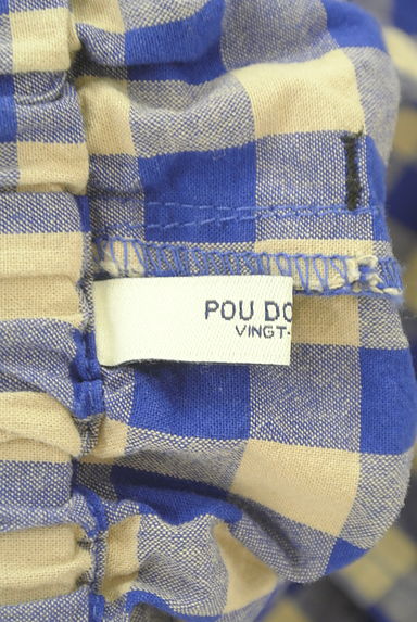 POU DOU DOU（プードゥドゥ）の古着「ギンガムチェック柄コットンパンツ（パンツ）」大画像６へ