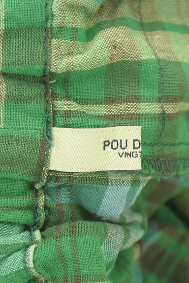 POU DOU DOU（プードゥドゥ）の古着「チェック柄コットンパンツ（パンツ）」大画像６へ