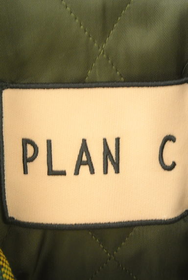 Plan C（プラン シー）の古着「チェック柄中綿入りロングコート（コート）」大画像６へ