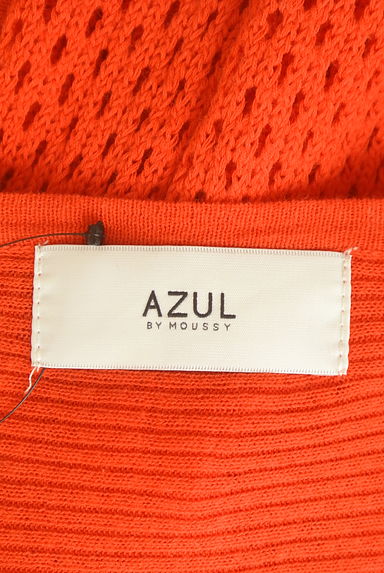 AZUL by moussy（アズールバイマウジー）の古着「メッシュ袖オーバーサイズニット（ニット）」大画像６へ