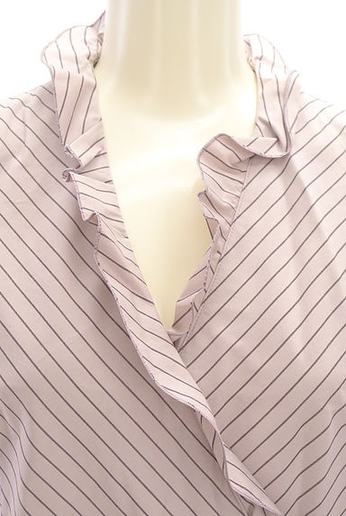 PROPORTION BODY DRESSING（プロポーションボディ ドレッシング）の古着「フリルカシュクールブラウス（カットソー・プルオーバー）」大画像４へ